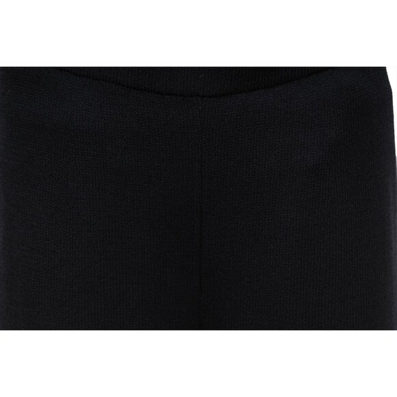 St John Womens Wide Leg Pants Size US 12 Blue Wool Rayon Sweatpants Joggers - Picture 5 of 11